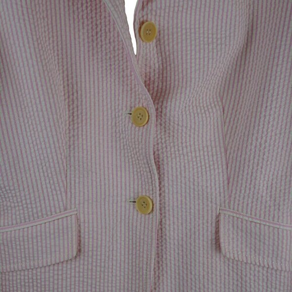 J.Crew Women's Pink Jacket‎ Blazer Size 2 - Picture 4 of 12